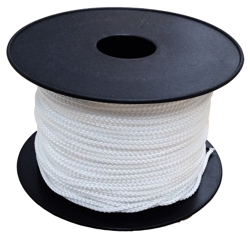 Black UHMWPE cord with polyester cover 2.5mm - Adventurexpert