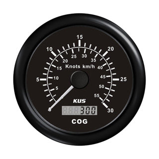 GAUGE SPEEDO GPS 0-30 knots BLK