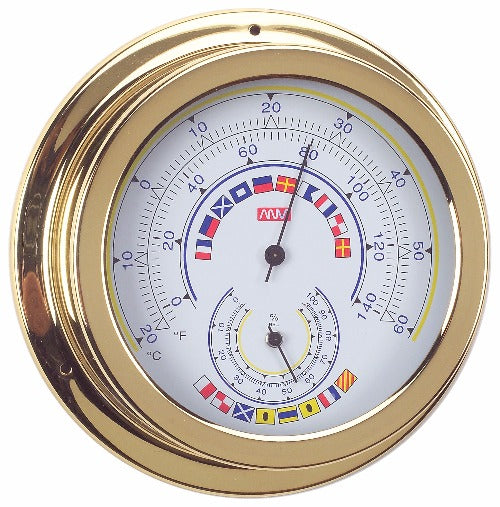 Thermometer & Hygrometer combo 120mm Face Diameter