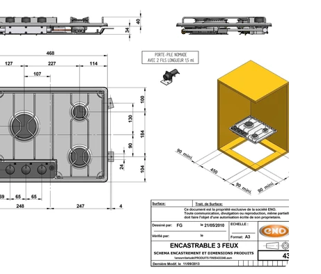 ENO Master 3 Hob Top