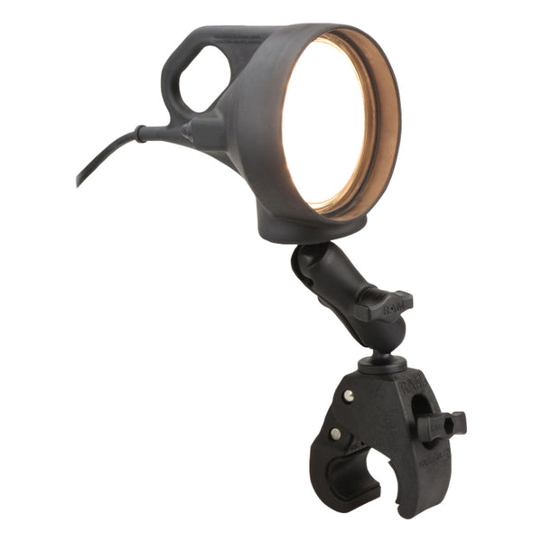 RAM Tough-Claw Double Ball Mount with LED Spotlight