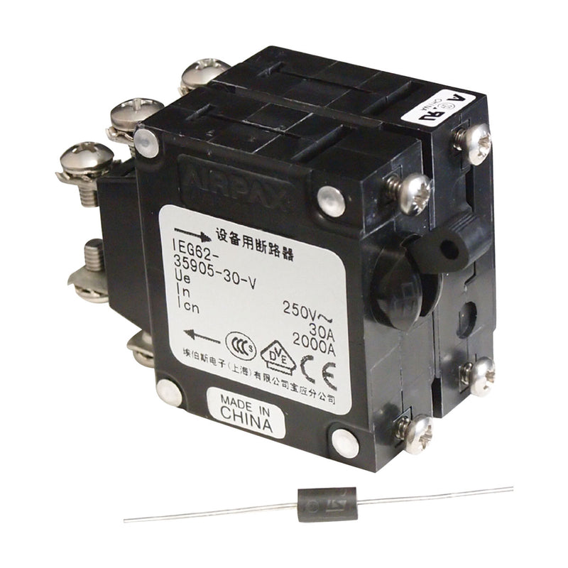 BEP Airpax® Reverse Polarity D-Pole Circuit Breaker