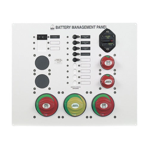 BEP Battery Management Panel - Type Three Twin Engine Three Battery Banks