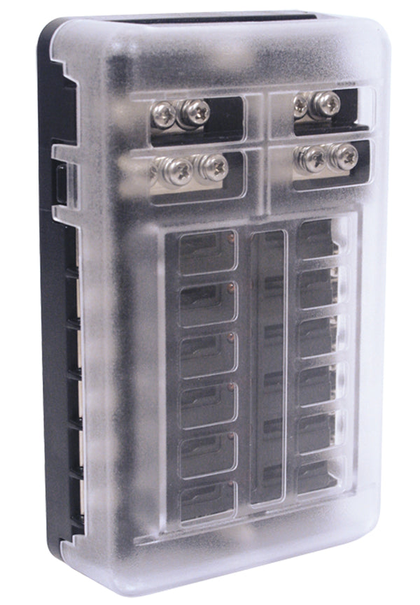 12 Way Fuse Box With Negative Buss Bar