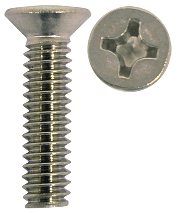 Countersunk Head Metal Thread Screws 304 Grade Stainless Steel