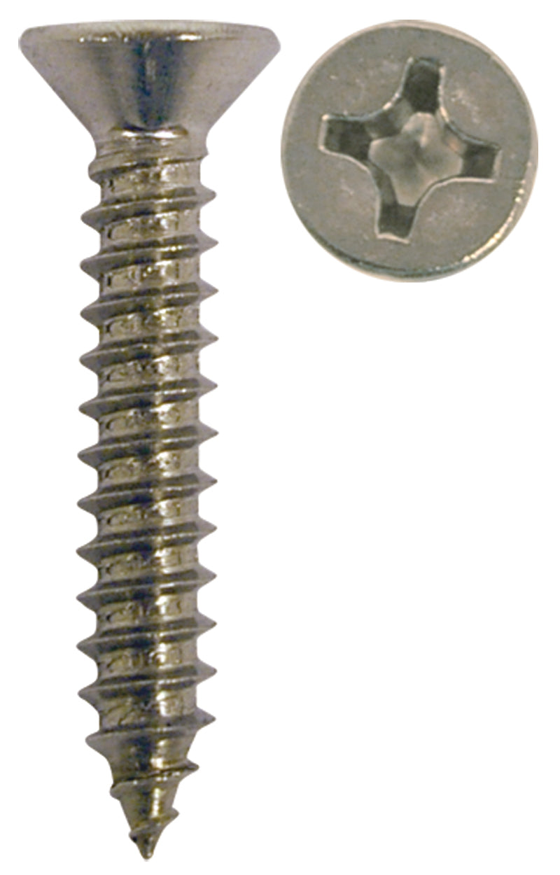 Countersunk Head Self Tapping Screws 304 Grade Stainless Steel