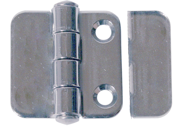 Stamped Stainless Steel Hinge With Cover - Pair