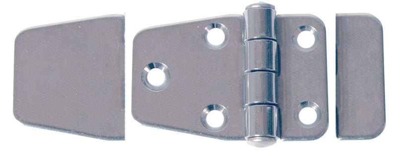 Stamped Stainless Steel Hinge With Cover - Pair