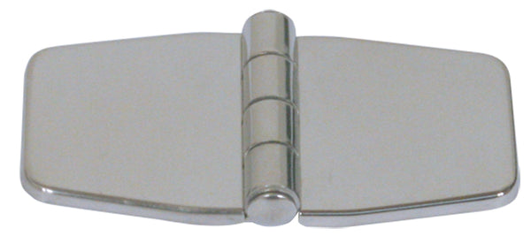 Stamped Stainless Steel Hinge With Cover - Pair