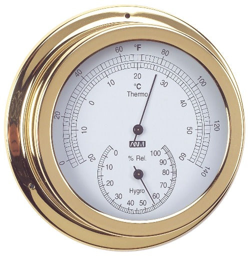 Thermometer & Hygrometer combo 120mm Face Diameter