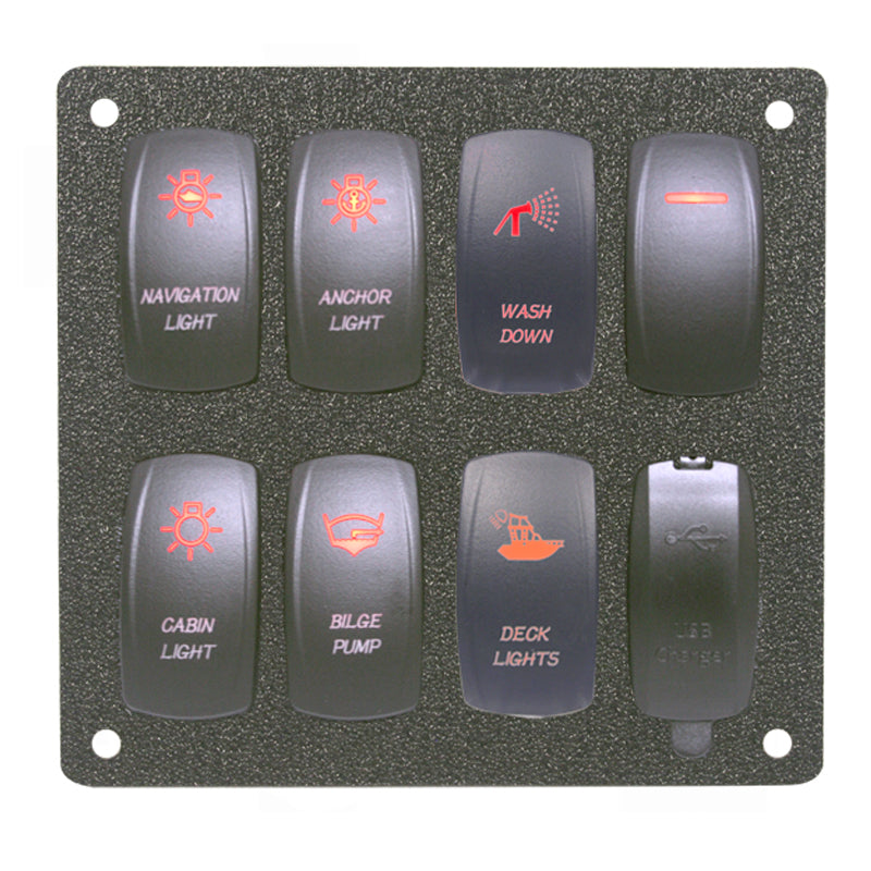 Vertical Rocker Switch Panels