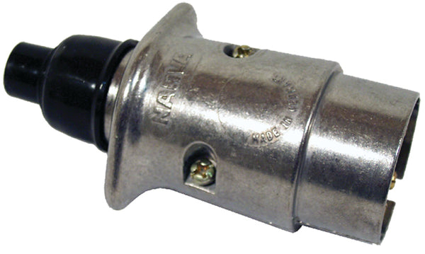 7 Pin Round Metal Trailer Plug