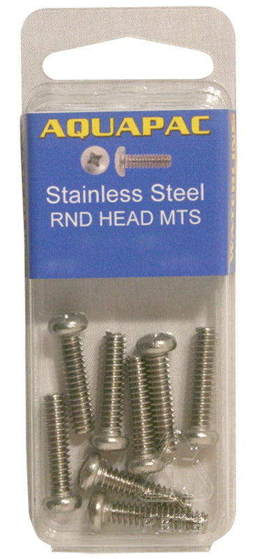 Round Head Metal Thread Screws 304 Grade Stainless Steel