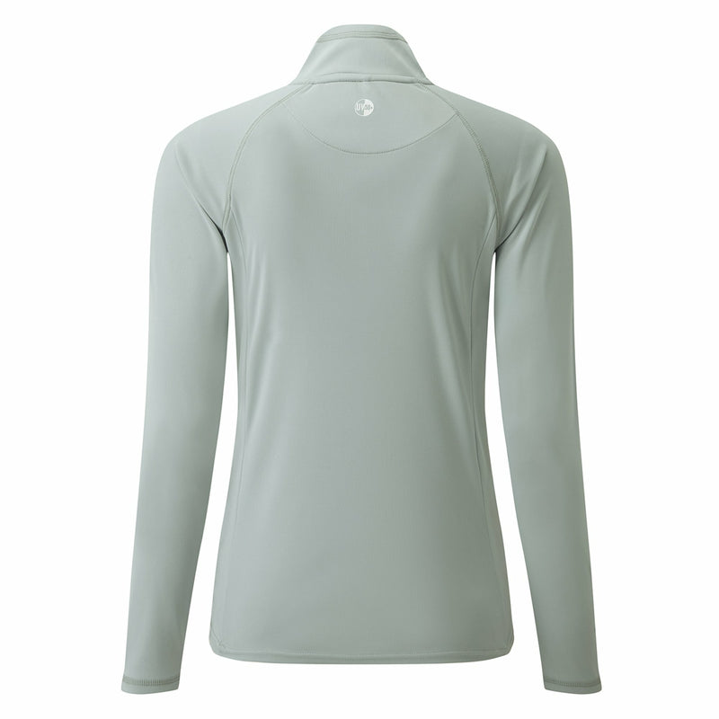 Womens UV Tec Long Sleeve- Medium Grey