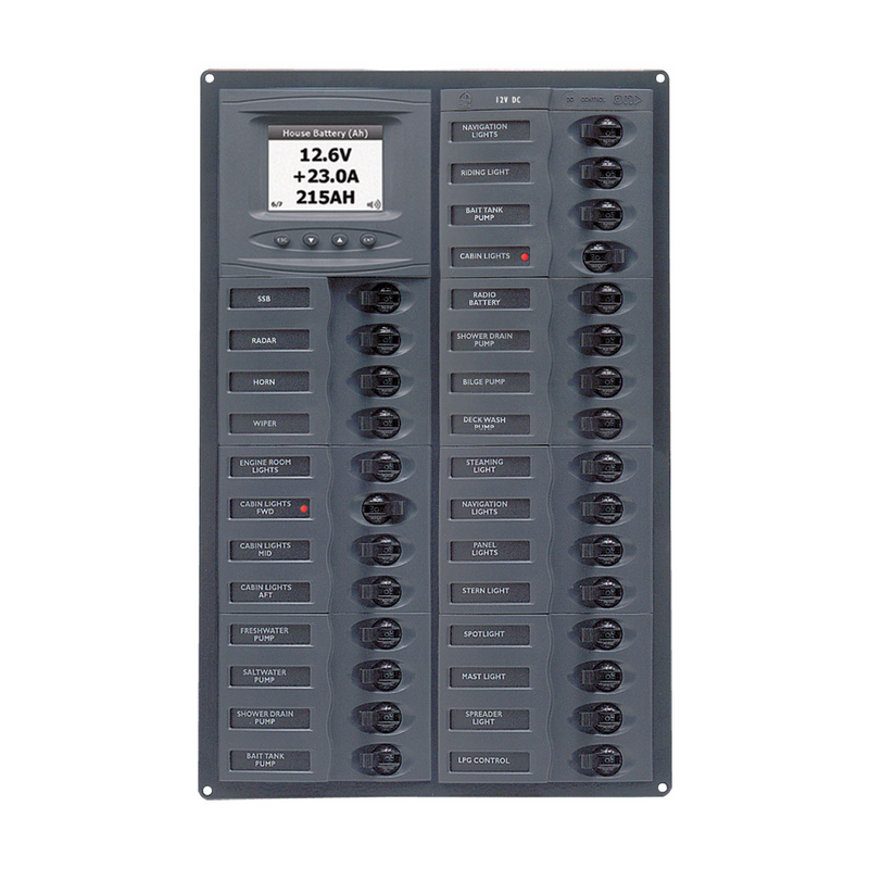 BEP 'Millennium' Circuit Breaker Panels - with Digital Meters