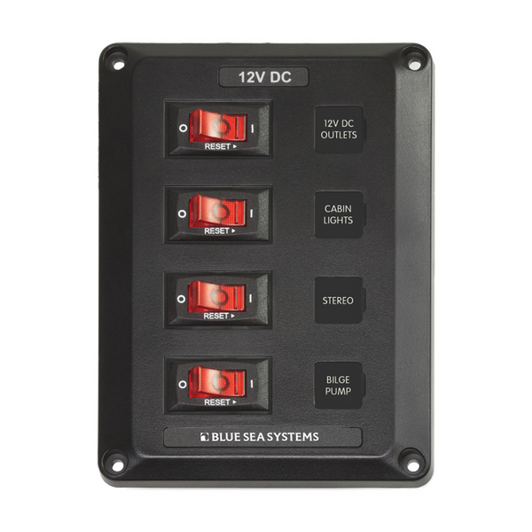 Blue Sea Systems BelowDeck Circuit Breaker Panel