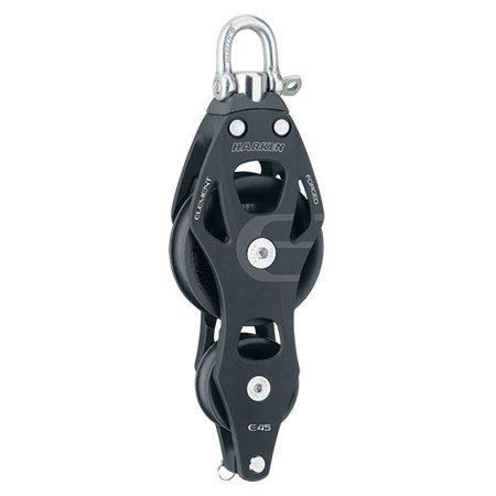 6233-45mm Aluminum Element Fiddle Block - Swivel, Becket