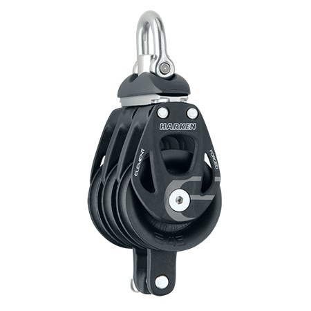 6241-45mm Aluminum Element Triple Block - Swivel, Becket