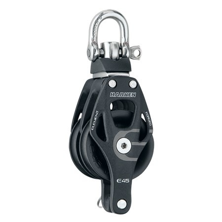 6239-45mm Aluminum Element Double Block - Swivel, Becket