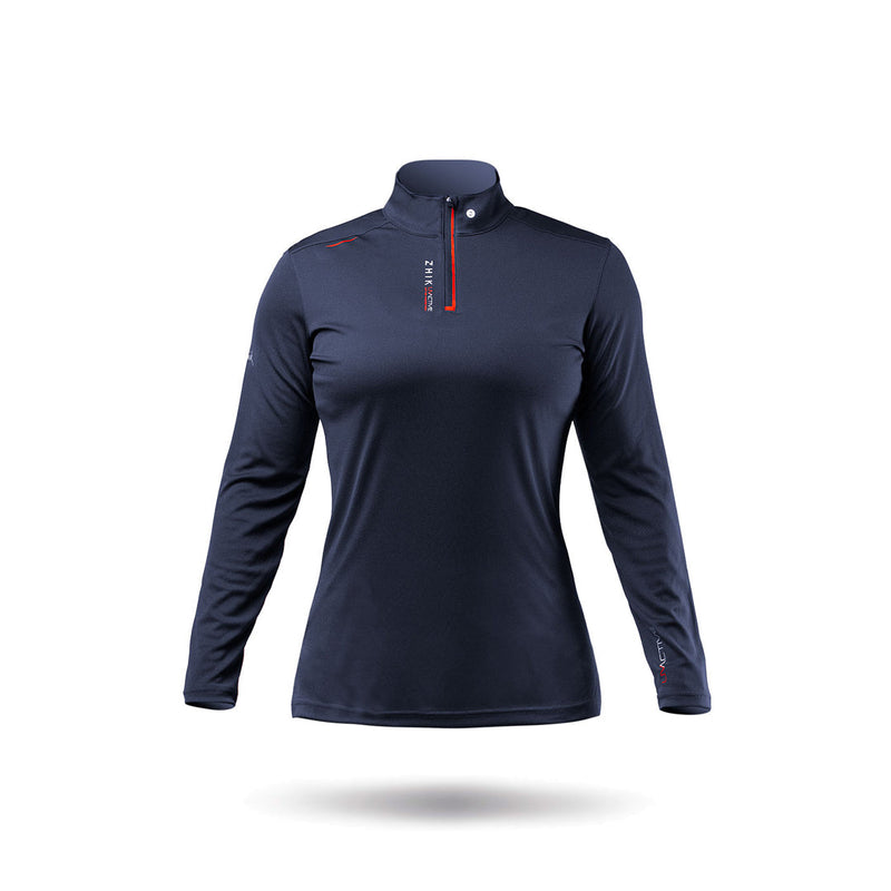 Womens UVActive High Collar 1/4 Zip Top